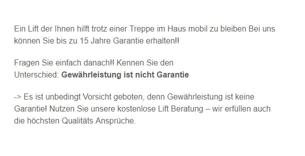 Treppenlift Beratung für  Ebersbach (Fils)